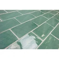 Catalina Green Lake 3 in. x 6 in. Polished Ceramic Subway Wall Tile (5.38 sq.ft./case) by Ivy Hill Tile -Ivy Hill Tile Sales green lake ivy hill tile ceramic tile ext3rd101721 1f 1000