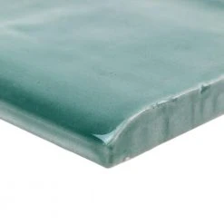 Catalina Green Lake 3 in. x 6 in. Polished Ceramic Wall Bullnose Tile by Ivy Hill Tile -Ivy Hill Tile Sales green lake ivy hill tile tile trim ext3rd101715 4f 1000