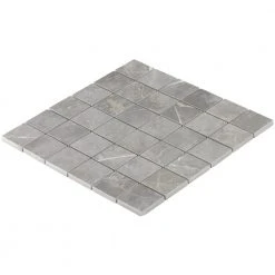 Marmo Grigio 12 in. x 12 in. Matte Marble Look Porcelain Mosaic Tile (1 Sq. Ft./Each) by Ivy Hill Tile -Ivy Hill Tile Sales grigio ivy hill tile mosaic tile ext3rd101684 1f 1000