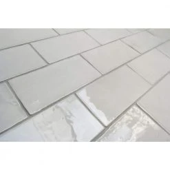 Catalina Gris 3 in. x 6 in. Polished Ceramic Subway Wall Tile (5.38 sq.ft./case) by Ivy Hill Tile 15 Catalina Gris 3 in. x 6 in. Polished Ceramic Subway Wall Tile (5.38 sq.ft./case) by Ivy Hill Tile -Ivy Hill Tile Sales gris ivy hill tile ceramic tile ext3rd101718 1f 1000