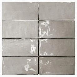 Catalina Gris 3 in. x 6 in. Polished Ceramic Subway Wall Tile (5.38 sq.ft./case) by Ivy Hill Tile 13 Catalina Gris 3 in. x 6 in. Polished Ceramic Subway Wall Tile (5.38 sq.ft./case) by Ivy Hill Tile -Ivy Hill Tile Sales gris ivy hill tile ceramic tile ext3rd101718 c3 1000