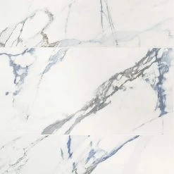 Calacatta Indigo 12 in. x 24 in. Matte Porcelain Floor and Wall Tile (6 pieces/11.62 sq. ft./Case) by Ivy Hill Tile -Ivy Hill Tile Sales indigo ivy hill tile porcelain tile ext3rd105290 1f 1000