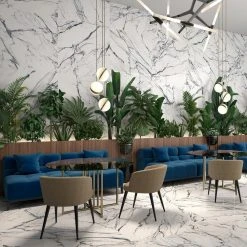 Calacatta Indigo 12 in. x 24 in. Matte Porcelain Floor and Wall Tile (6 pieces/11.62 sq. ft./Case) by Ivy Hill Tile -Ivy Hill Tile Sales indigo ivy hill tile porcelain tile ext3rd105290 76 1000