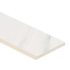 Calacatta Indigo 3 in. x 24 in. Matte Porcelain Floor and Wall Bullnose by Ivy Hill Tile -Ivy Hill Tile Sales indigo ivy hill tile tile trim ext3rd105289 4f 1000