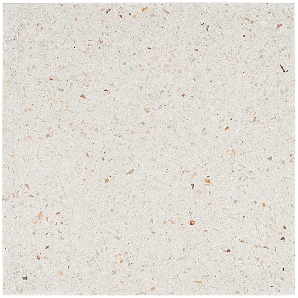 Raleigh Ivory Square 16.14 in. x 16.14 in. Polished Terrazzo Floor and Wall Tile (3.61 sq. ft./Case) by Ivy Hill Tile 7 Raleigh Ivory Square 16.14 in. x 16.14 in. Polished Terrazzo Floor and Wall Tile (3.61 sq. ft./Case) by Ivy Hill Tile - Image 5