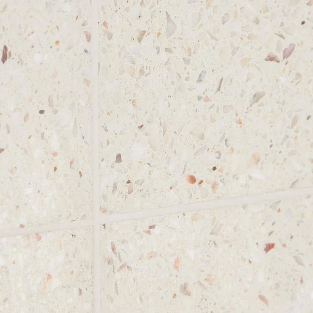Raleigh Ivory Square 16.14 in. x 16.14 in. Polished Terrazzo Floor and Wall Tile (3.61 sq. ft./Case) by Ivy Hill Tile 5 Raleigh Ivory Square 16.14 in. x 16.14 in. Polished Terrazzo Floor and Wall Tile (3.61 sq. ft./Case) by Ivy Hill Tile - Image 3