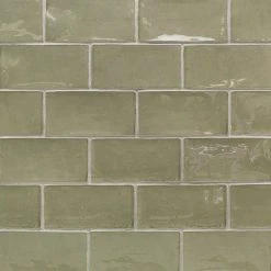 Catalina Kale 3 in. x 6 in. Polished Ceramic Subway Wall Tile (5.38 sq.ft./case) by Ivy Hill Tile 11 Catalina Kale 3 in. x 6 in. Polished Ceramic Subway Wall Tile (5.38 sq.ft./case) by Ivy Hill Tile -Ivy Hill Tile Sales kale ivy hill tile ceramic tile ext3rd101723 c3 1000
