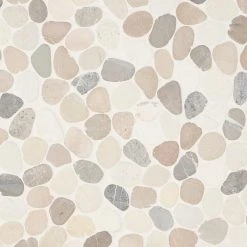 Countryside Sliced Round 11.81 in. x 11.81 in. Light Blend Floor and Wall Mosaic (0.97 sq. ft. / sheet) by Ivy Hill Tile -Ivy Hill Tile Sales light blend ivy hill tile mosaic tile ext3rd105054 1f 1000