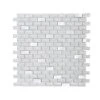 Crystal Ice Metallic 11.875 in. x 11.875 in. Interlocking Mixed Glass and Metal Mosaic Tile (9.79 sq. ft./Case) by Jeffrey Court -Ivy Hill Tile Sales metallic jeffrey court glass tile 99350 64 1000