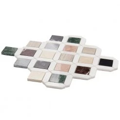 Lula Multicolor 11.92 in. x 11.92 in. Polished Marble Floor and Wall Tile (0.98 sq. ft./Each) by Ivy Hill Tile -Ivy Hill Tile Sales multicolor ivy hill tile marble tile ext3rd106598 1f 1000