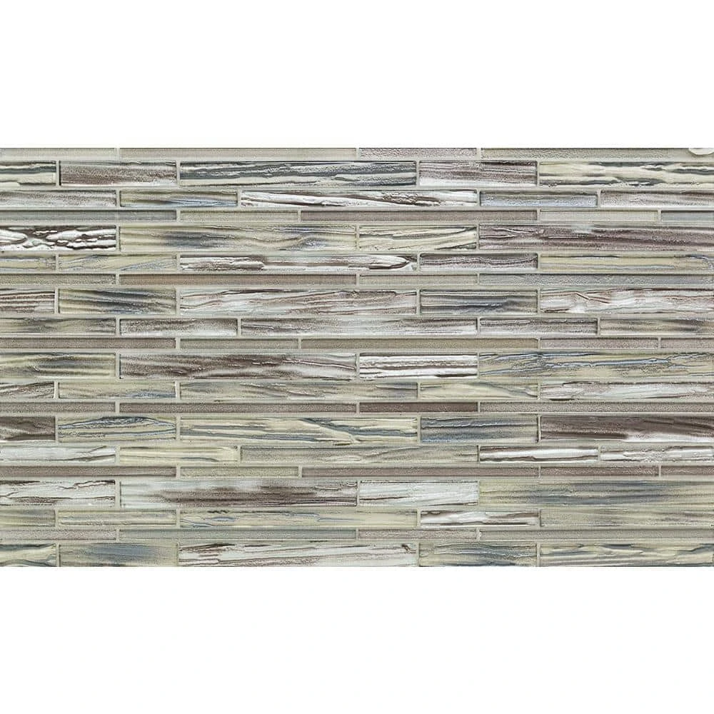 Midtown Sense Railroad Mutlicolor 11 .87 in. x 12.62 in. Polished Glass Wall Tile (1.04 sq. ft.) by Ivy Hill Tile 6 Midtown Sense Railroad Mutlicolor 11 .87 in. x 12.62 in. Polished Glass Wall Tile (1.04 sq. ft.) by Ivy Hill Tile - Image 4