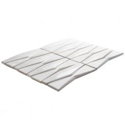 Delphi Harlequin Natural White 13 in. x 16 in. Polished Ceramic Mosaic Tile (1.41 sq. ft./Sheet) by Ivy Hill Tile -Ivy Hill Tile Sales natural white ivy hill tile ceramic tile ext3rd100270 fa 1000