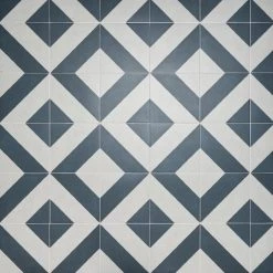 Anya Navy Diagonal Square 9 in. x 9 in. Glazed Porcelain Floor and Wall Tile (10.76 sq. ft./Case) by Ivy Hill Tile -Ivy Hill Tile Sales navy ivy hill tile porcelain tile ext3rd105146 76 1000