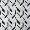 Tyra Nero 11.81 in. x 18.89 in. Polished Marble Wall Mosaic Tile (1.55 sq. ft./Each) by Ivy Hill Tile -Ivy Hill Tile Sales nero ivy hill tile marble tile ext3rd106774 64 1000
