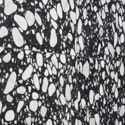 Terra Italia Nero 23.62 in. x 23.62 in. Honed Marble Terrazzo Floor and Wall Tile (3.87 sq. ft./Each) by Ivy Hill Tile -Ivy Hill Tile Sales nero ivy hill tile marble tile ext3rd106974 fa 1000