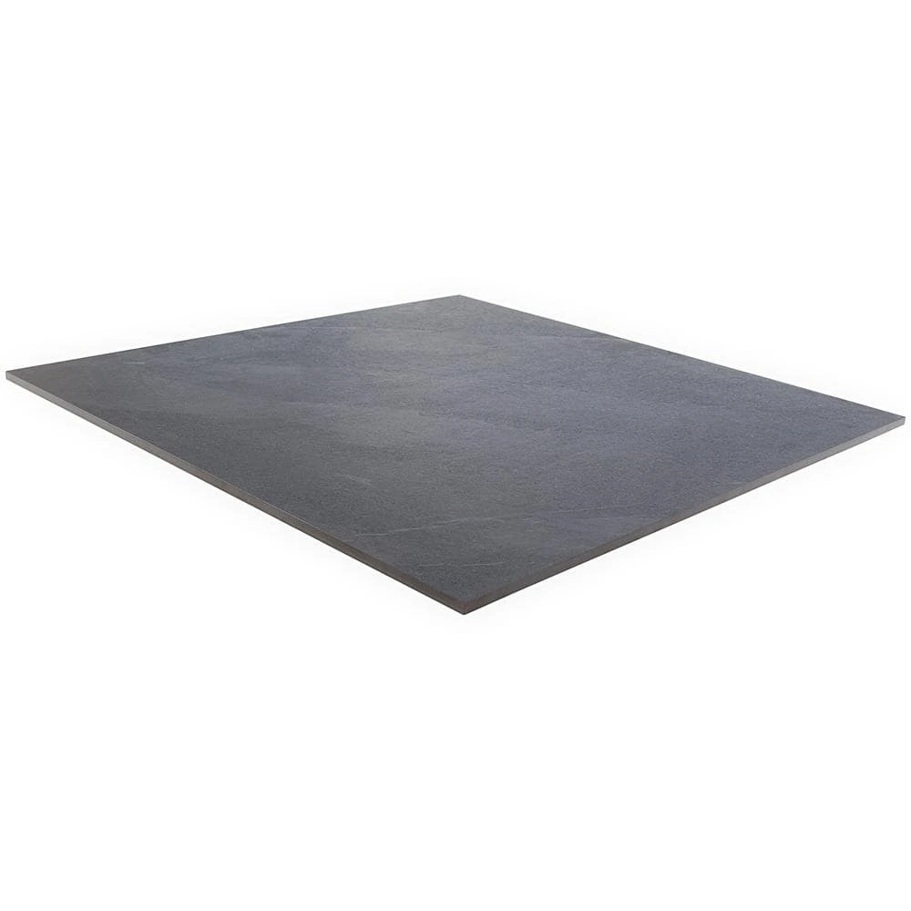 Copley Nero 24 in. x 24 in. x 10mm Matte Stone Look Porcelain Floor and Wall Tile (4-piece / 15.49 sq. ft. / box) by Ivy Hill Tile 8 Copley Nero 24 in. x 24 in. x 10mm Matte Stone Look Porcelain Floor and Wall Tile (4-piece / 15.49 sq. ft. / box) by Ivy Hill Tile - Image 6