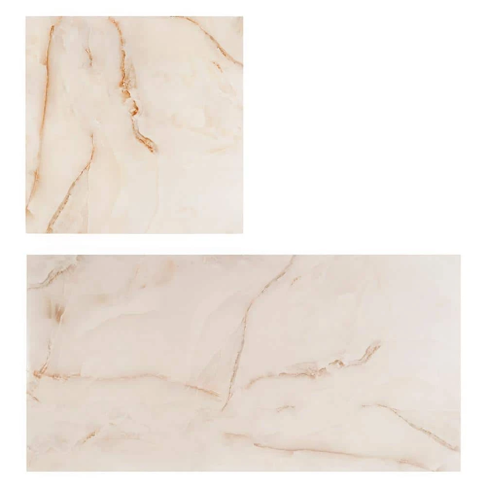 Selene Onyx Pearl 24 in. x 24 in. Polished Porcelain Floor and Wall Tile (15.49 sq. ft. / Case) by Ivy Hill Tile 9 Selene Onyx Pearl 24 in. x 24 in. Polished Porcelain Floor and Wall Tile (15.49 sq. ft. / Case) by Ivy Hill Tile - Image 7