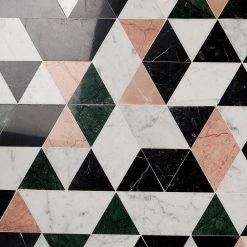 Prisma Pink 13.5 in. x 7.75 in. Polished Marble Floor and Wall Tile (0.73 sq. ft./Each) by Ivy Hill Tile -Ivy Hill Tile Sales pink ivy hill tile marble tile ext3rd101453 44 1000