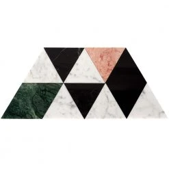 Prisma Pink 13.5 in. x 7.75 in. Polished Marble Floor and Wall Tile (0.73 sq. ft./Each) by Ivy Hill Tile -Ivy Hill Tile Sales pink ivy hill tile marble tile ext3rd101453 4f 1000