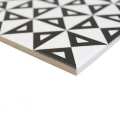 Script Angle Positive 7.87 in. x 7.87 in. Matte Porcelain Floor and Wall Tile (10.32 sq. ft./Case) by Ivy Hill Tile -Ivy Hill Tile Sales positive ivy hill tile porcelain tile ext3rd107105 44 1000