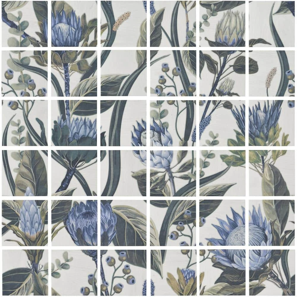 Angela Harris Native Protea 7.87 in. x 7.87 in. Matte Porcelain Floor and Wall Mural Tile (15.49 sq. ft./Case) by Ivy Hill Tile 9 Angela Harris Native Protea 7.87 in. x 7.87 in. Matte Porcelain Floor and Wall Mural Tile (15.49 sq. ft./Case) by Ivy Hill Tile - Image 7