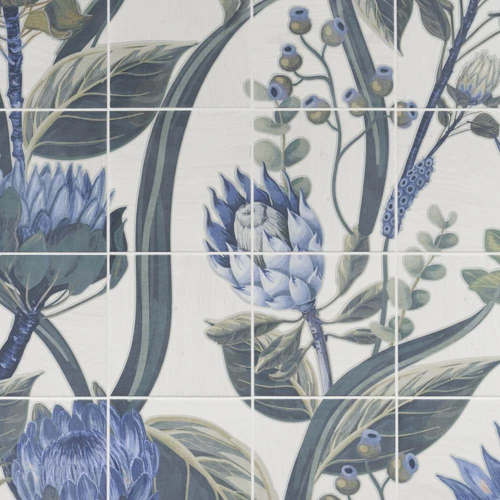 Angela Harris Native Protea 7.87 in. x 7.87 in. Matte Porcelain Floor and Wall Mural Tile (15.49 sq. ft./Case) by Ivy Hill Tile 7 Angela Harris Native Protea 7.87 in. x 7.87 in. Matte Porcelain Floor and Wall Mural Tile (15.49 sq. ft./Case) by Ivy Hill Tile - Image 5