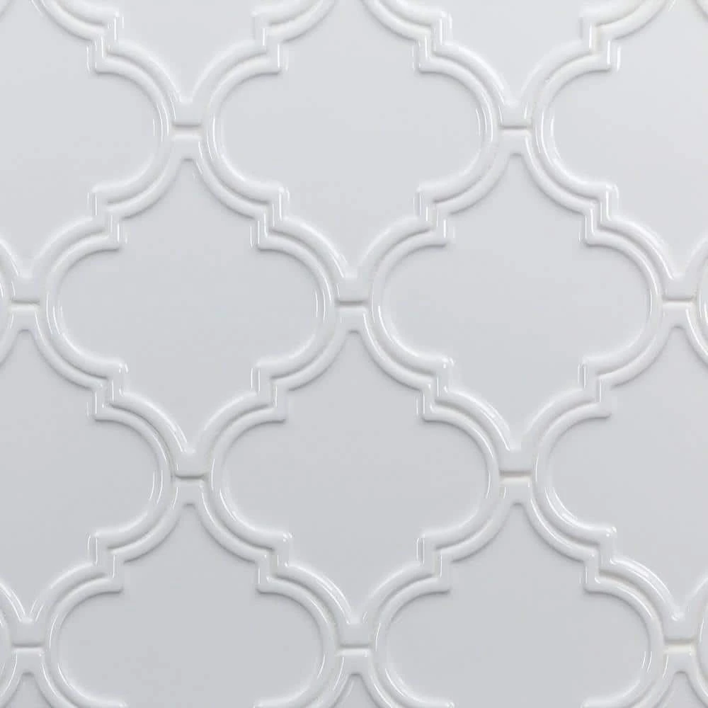 Vintage Lantern White 6-1/4 in. x 7-1/4 in. Ceramic Wall Tile (4.8 sq. ft./Box) by Ivy Hill Tile 3 Vintage Lantern White 6-1/4 in. x 7-1/4 in. Ceramic Wall Tile (4.8 sq. ft./Box) by Ivy Hill Tile