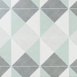 Anya Sage Diamond Square 9 in. x 9 in. Matte Porcelain Floor and Wall Tile (10.76 sq. ft./Case) by Ivy Hill Tile