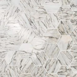 Alia Salazar 11.5 in. x 13.97 in. Polished Marble Mosaic Tile (0.87 sq. ft./Each) by Ivy Hill Tile -Ivy Hill Tile Sales salazar ivy hill tile marble tile ext3rd107433 44 1000