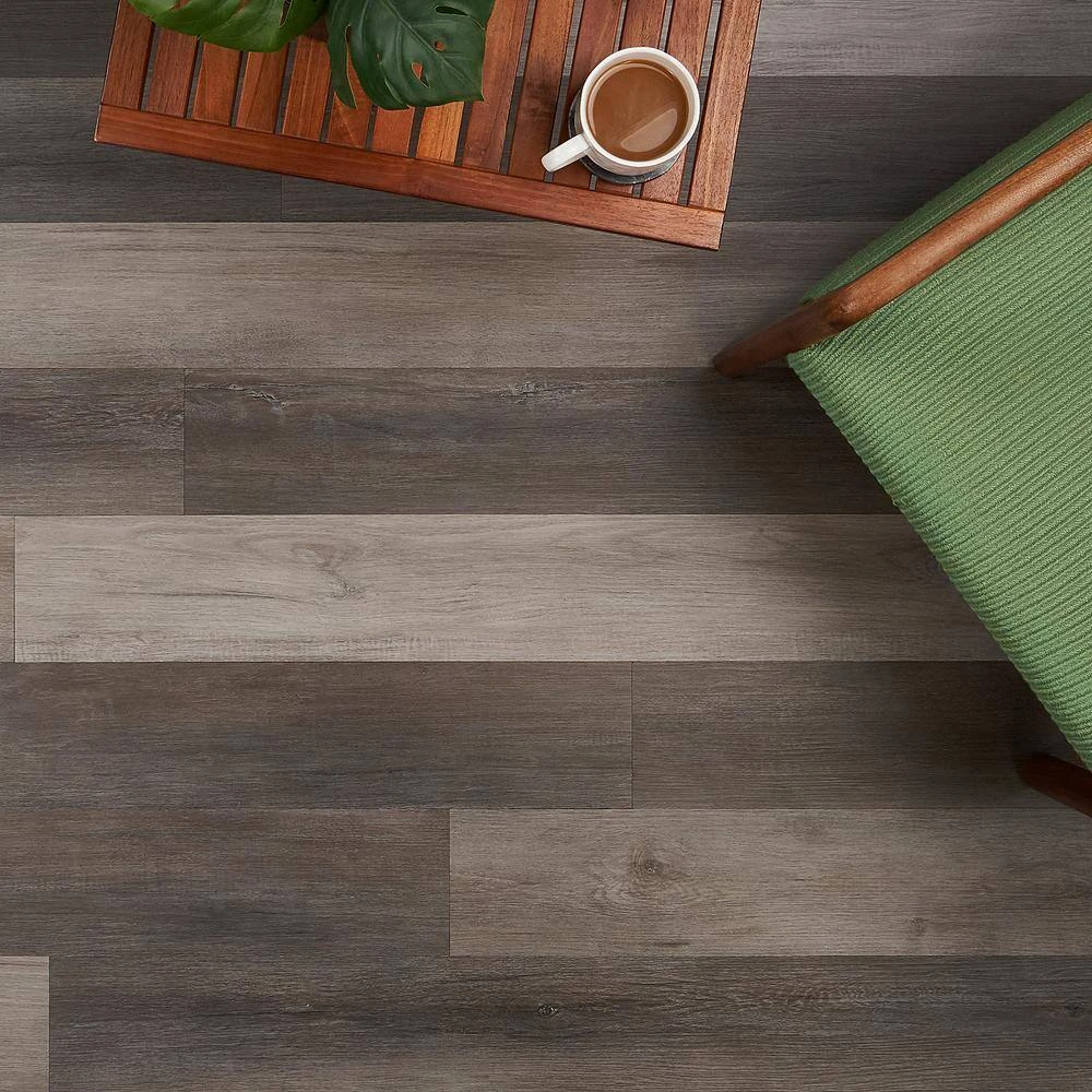 Revive 6mil 6.3 in. W x 48.4 in. L Scarlet Oak Studio Waterproof Glue Down Vinyl Tile Flooring (42.37 Sq. Ft. / Case) by Ivy Hill Tile 4 Revive 6mil 6.3 in. W x 48.4 in. L Scarlet Oak Studio Waterproof Glue Down Vinyl Tile Flooring (42.37 Sq. Ft. / Case) by Ivy Hill Tile - Image 2