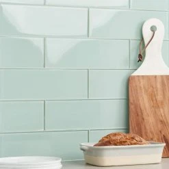 Contempo Seafoam 4 in. x 12 in. x 8mm Polished Glass Subway Wall Tile (1 sq. ft.) (15 pieces 5 sq.ft/Box) by Ivy Hill Tile -Ivy Hill Tile Sales seafoam ivy hill tile glass tile ext3rd100927 76 1000