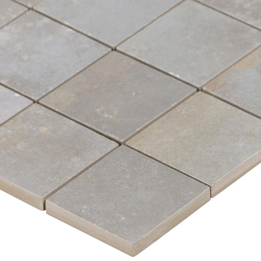 Voyager 2 in. x 2 in. Gray Metal Look Porcelain Mosaic Floor and Wall Tile by Ivy Hill Tile 7 Voyager 2 in. x 2 in. Gray Metal Look Porcelain Mosaic Floor and Wall Tile by Ivy Hill Tile - Image 5