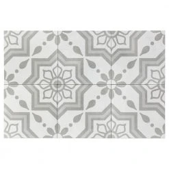Sintra Silver Sky Encaustic 9 in. x 9 in. x 10mm Mate Porcelain Floor and Wall Tile (20 pieces / 10.65 sq. ft. / box) by Ivy Hill Tile 18 Sintra Silver Sky Encaustic 9 in. x 9 in. x 10mm Mate Porcelain Floor and Wall Tile (20 pieces / 10.65 sq. ft. / box) by Ivy Hill Tile -Ivy Hill Tile Sales silver sky ivy hill tile porcelain tile ext3rd101333 4f 1000