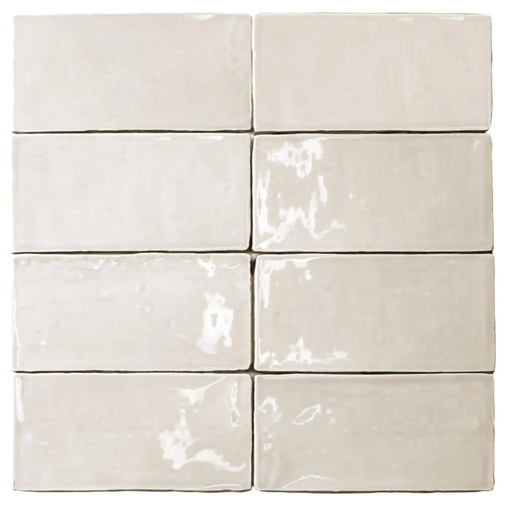 Catalina Vanilla 3 in. x 6 in. Polished Ceramic Subway Wall Tile (5.38 sq. ft./case) by Ivy Hill Tile 8 Catalina Vanilla 3 in. x 6 in. Polished Ceramic Subway Wall Tile (5.38 sq. ft./case) by Ivy Hill Tile - Image 6
