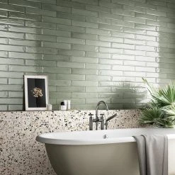 Tint Verde 2.95 in. x 15.74 in. Polished Porcelain Wall Tile (14.2 sq. ft./Case) by Ivy Hill Tile 17 Tint Verde 2.95 in. x 15.74 in. Polished Porcelain Wall Tile (14.2 sq. ft./Case) by Ivy Hill Tile -Ivy Hill Tile Sales verde ivy hill tile porcelain tile ext3rd106820 76 1000