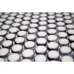 Bliss Edged Penny Vintage White 11.49 in. x 12.32 in. Polished Ceramic Floor and Wall Mosaic Tile (0.98 Sq. Ft./Each) by Ivy Hill Tile 14 Bliss Edged Penny Vintage White 11.49 in. x 12.32 in. Polished Ceramic Floor and Wall Mosaic Tile (0.98 Sq. Ft./Each) by Ivy Hill Tile -Ivy Hill Tile Sales vintage white ivy hill tile ceramic tile ext3rd104458 fa 1000