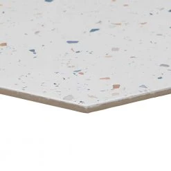 Malati White Confetti 12.5 in. x 14.5 in. Matte Porcelain Hexagon Floor and Wall Tile (10.51 sq. ft./Case) by Ivy Hill Tile -Ivy Hill Tile Sales white confetti ivy hill tile porcelain tile ext3rd105939 44 1000