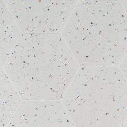 Malati White Confetti 12.5 in. x 14.5 in. Matte Porcelain Hexagon Floor and Wall Tile (10.51 sq. ft./Case) by Ivy Hill Tile -Ivy Hill Tile Sales white confetti ivy hill tile porcelain tile ext3rd105939 c3 1000