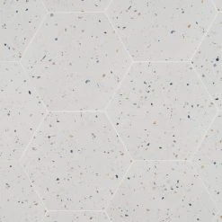 Malati White Confetti 12.5 in. x 14.5 in. Matte Porcelain Hexagon Floor and Wall Tile (10.51 sq. ft./Case) by Ivy Hill Tile -Ivy Hill Tile Sales white confetti ivy hill tile porcelain tile ext3rd105939 fa 1000