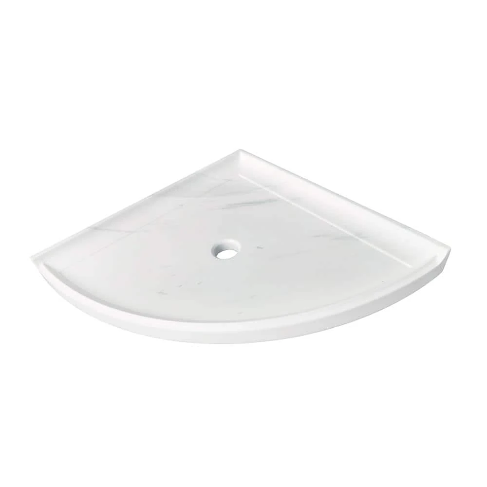 Early Riser White 7.5 in. x 7.5 in. Matte Resin Wall Mount Corner Shelf Tile by Jeffrey Court 5 Early Riser White 7.5 in. x 7.5 in. Matte Resin Wall Mount Corner Shelf Tile by Jeffrey Court - Image 3