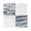 Checkmate White/Grey 11.875 in. x 11.875 in. Square Honed Carrara/Bardiglio Marble Mosaic Tile (9.79 sq. ft./Case) by Jeffrey Court -Ivy Hill Tile Sales white grey jeffrey court marble tile 13028 64 1000