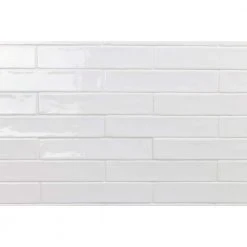 Newport White 2 in. x 10 in. x 11mm Polished Ceramic Subway Wall Tile (40 pieces / 5.38 sq. ft. / box) by Ivy Hill Tile -Ivy Hill Tile Sales white ivy hill tile ceramic tile ext3rd100433 c3 1000