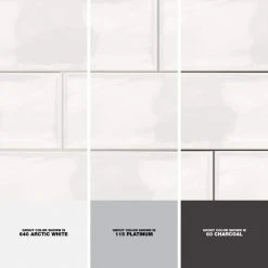 Pier White 4 in. x 12 in. 6 mm Polished Ceramic Subway Wall Tile (33-Piece) (10.76 sq. ft./Box) by Ivy Hill Tile -Ivy Hill Tile Sales white ivy hill tile ceramic tile ext3rd100457 1d 1000