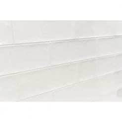 Pier White 4 in. x 12 in. 6 mm Polished Ceramic Subway Wall Tile (33-Piece) (10.76 sq. ft./Box) by Ivy Hill Tile -Ivy Hill Tile Sales white ivy hill tile ceramic tile ext3rd100457 44 1000