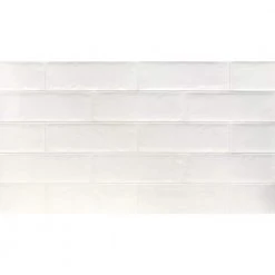 Pier White 4 in. x 12 in. 6 mm Polished Ceramic Subway Wall Tile (33-Piece) (10.76 sq. ft./Box) by Ivy Hill Tile -Ivy Hill Tile Sales white ivy hill tile ceramic tile ext3rd100457 66 1000