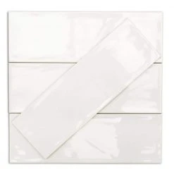 Pier White 4 in. x 12 in. 6 mm Polished Ceramic Subway Wall Tile (33-Piece) (10.76 sq. ft./Box) by Ivy Hill Tile -Ivy Hill Tile Sales white ivy hill tile ceramic tile ext3rd100457 a0 1000