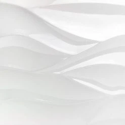 Ripple White Wavy 12 in. x 36 in. Polished Ceramic Wall Tile (4 Pieces 11.62 sq. ft. / Case) by Ivy Hill Tile -Ivy Hill Tile Sales white ivy hill tile ceramic tile ext3rd101221 66 1000