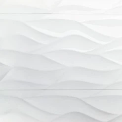 Ripple White Wavy 12 in. x 36 in. Polished Ceramic Wall Tile (4 Pieces 11.62 sq. ft. / Case) by Ivy Hill Tile -Ivy Hill Tile Sales white ivy hill tile ceramic tile ext3rd101221 a0 1000
