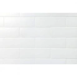 Barnet White 3 in. x 9 in. x 10mm Matte Ceramic Subway Wall Tile (30 pieces / 5.16 sq. ft. / box) by Ivy Hill Tile -Ivy Hill Tile Sales white ivy hill tile ceramic tile ext3rd104470 77 1000
