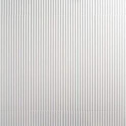 Linear White 11.41 in. x 35.37 in. Matte Ceramic Wall Tile (11.51 sq. ft./Case) by Ivy Hill Tile